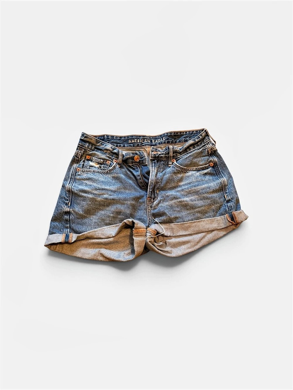 American Eagle AE Denim Tomgirl Shorts Blue Jean Shorts